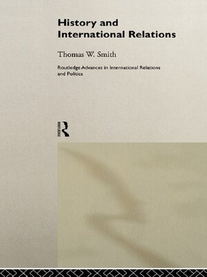 cover image of History and International Relations